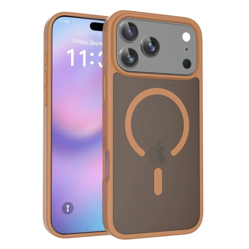 Durukar®   iPhone 17 Pro Jota Magsafe Kapak - Çöl Titanyum