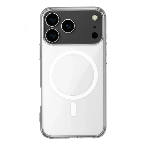 Durukar®  iPhone 17 Pro Kılıf Magneticsafe Şeffaf Silikon - Şeffaf