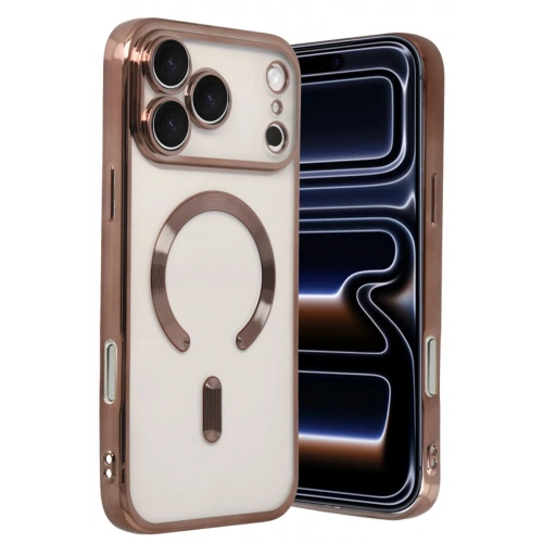 Durukar®   iPhone 17 Pro Kross Magneticsafe Kapak - Çöl Titanyum