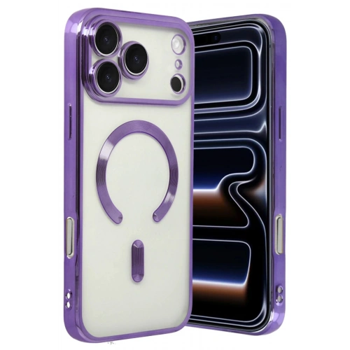 Durukar®   iPhone 17 Pro Kross Magneticsafe Kapak - Mor