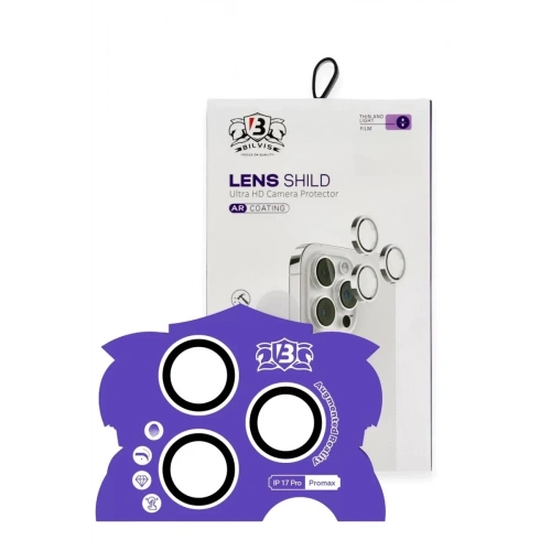 Durukar®   iPhone 17 Pro Max Bilvis Titan Kamera Lens - Gümüş