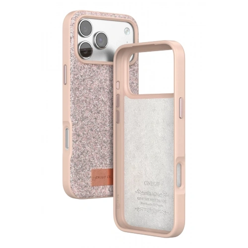 Durukar®   iPhone 17 Pro Max Bright Simli Kapak - Pembe