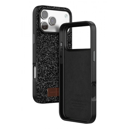 Durukar®   iPhone 17 Pro Max Bright Simli Kapak - Siyah