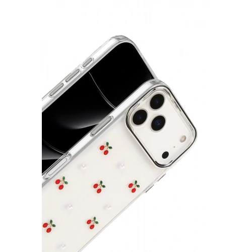 Durukar®   iPhone 17 Pro Max Fiyonk Desenli Kapak - Desen 9