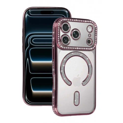 Durukar®   iPhone 17 Pro Max Joke Simli Magneticsafe Kılıf - Pembe