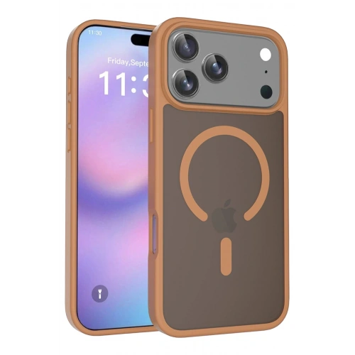 Durukar®   iPhone 17 Pro Max Jota Magsafe Kapak - Çöl Titanyum