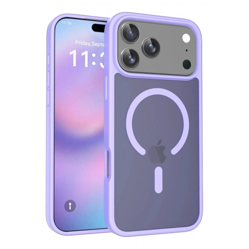 Durukar®   iPhone 17 Pro Max Jota Magsafe Kapak - Lila