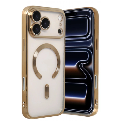 Durukar®   iPhone 17 Pro Max Kross Magneticsafe Kapak - Gold