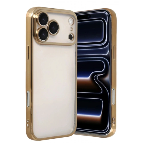 Durukar®   iPhone 17 Pro Max  Lensli Silikon - Gold