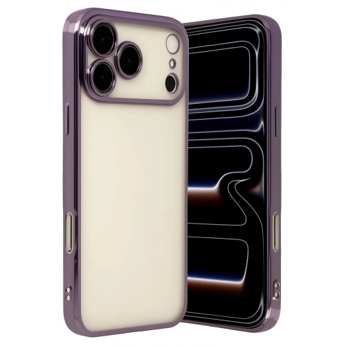 Durukar®   iPhone 17 Pro Max  Lensli Silikon - Mor