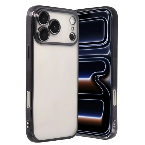 Durukar®   iPhone 17 Pro Max  Lensli Silikon - Siyah