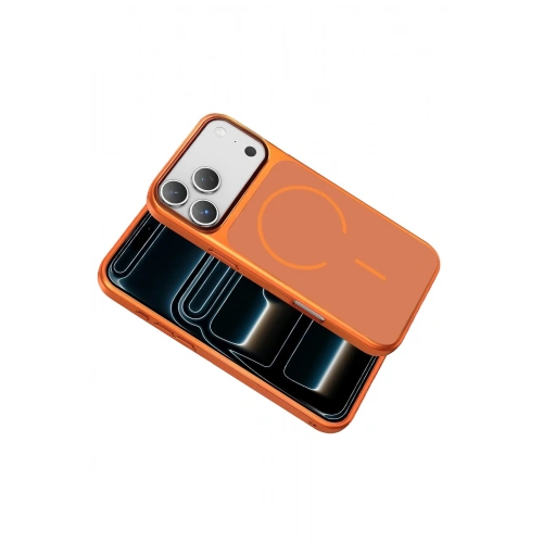 Durukar®   iPhone 17 Pro Max Rush Magsafe Kapak - Turuncu
