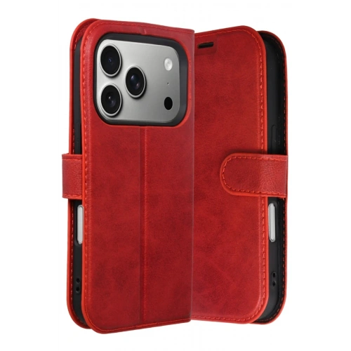Durukar®   iPhone 17 Pro Max Trend S Plus Kapaklı Kılıf - Kırmızı