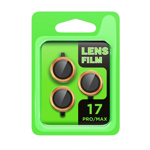 Durukar®   iPhone 17 Pro Raze Metal Kamera Lens - Turuncu