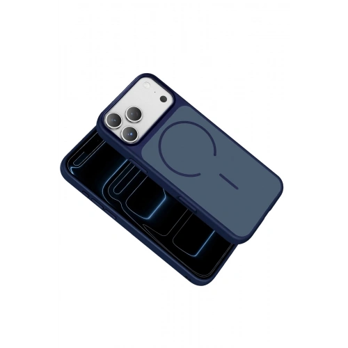 Durukar®   iPhone 17 Pro Rush Magsafe Kapak - Mavi