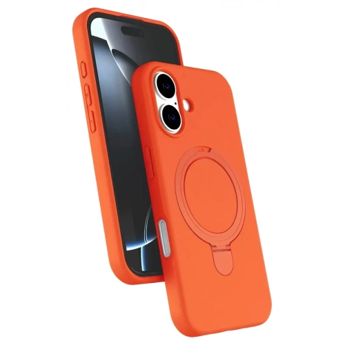 Durukar®   iPhone 17 Regal Magsafe Standlı Kapak - Turuncu