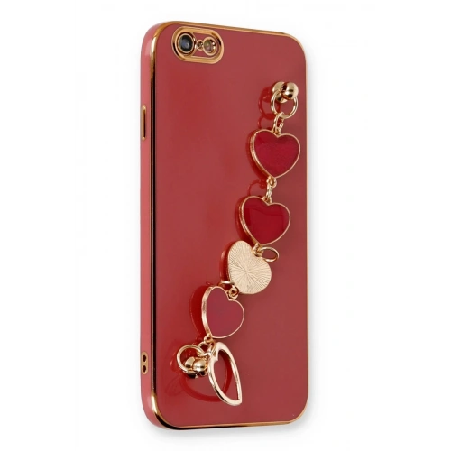 Durukar®  iPhone 6 Kılıf Esila Silikon - Kırmızı