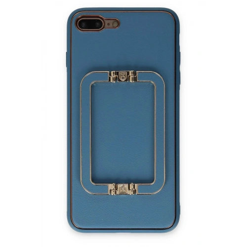 Durukar®  iPhone 7 Plus Kılıf Coco Elit Kapak - Mavi