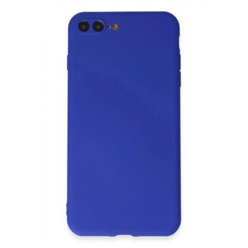 Durukar®  iPhone 7 Plus Kılıf First Silikon - Koyu Mavi