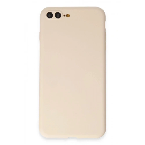 Durukar®  iPhone 7 Plus Kılıf First Silikon - Krem