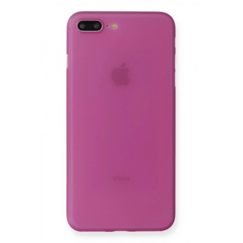 Durukar®  iPhone 7 Plus Kılıf PP Ultra İnce Kapak - Pembe