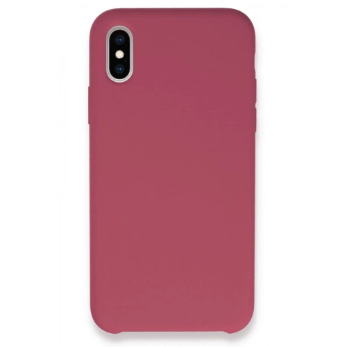 Durukar®  iPhone XS Max Kılıf Lansman Legant Silikon - Fuşya