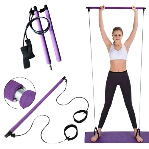 Durukar® Jimnastik Çubuğu Plates Barı Taşınabilir Spor Ve Egzersiz Aleti