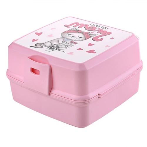 Durukar® Self-spooned Forked Feeding Box 4 Compartment Childrens Lunch Box Storage Box