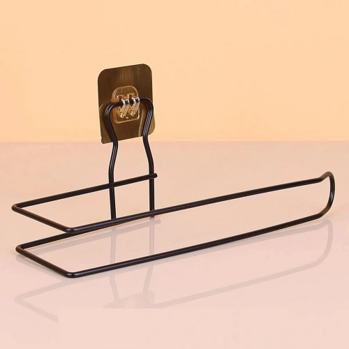 Durukar® Self-Adhesive Chrome Stainless Metal Paper Towel Holder Apparatus