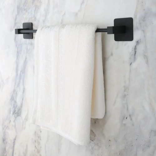 Durukar® Self-Adhesive Black Towel Bar