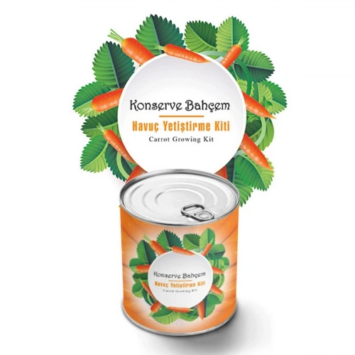 Durukar® Canned Garden Growing Carrots at Home Canned Carrot Growing Kit