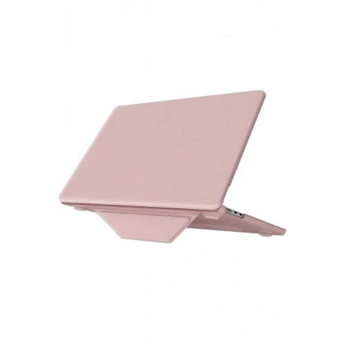 Durukar®  Macbook Air 15 2024 Macbook Deri Kapak - Pembe