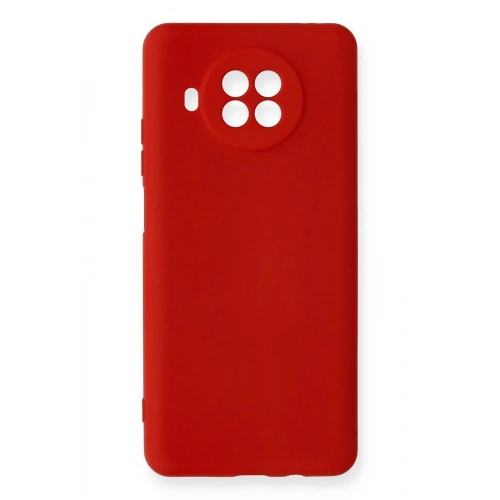 Durukar®   Mi 10T Lite Kılıf Nano içi Kadife Silikon - Kırmızı
