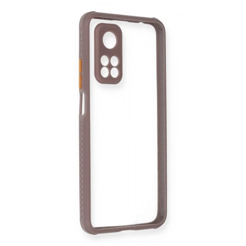 Durukar®   Mi 10T Pro Kılıf Miami Şeffaf Silikon - Açık Mor