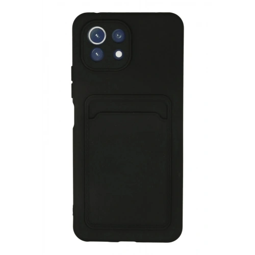 Durukar®   Mi 11 Kılıf Kelvin Kartvizitli Silikon - Siyah