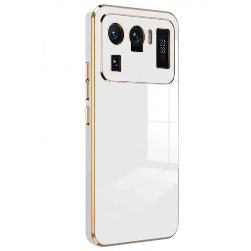 Durukar®   Mi 11 Ultra Kılıf Volet Silikon - Beyaz