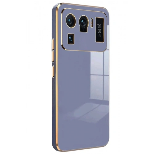 Durukar®   Mi 11 Ultra Kılıf Volet Silikon - Mavi