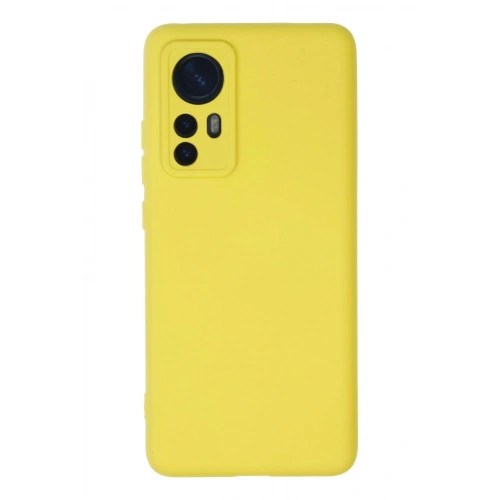Durukar®   Mi 12 Kılıf Nano içi Kadife Silikon - Sarı