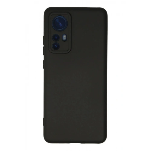 Durukar®   Mi 12 Kılıf Nano içi Kadife Silikon - Siyah