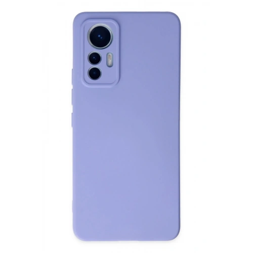 Durukar®   Mi 12 Lite Kılıf Nano içi Kadife Silikon - Lila
