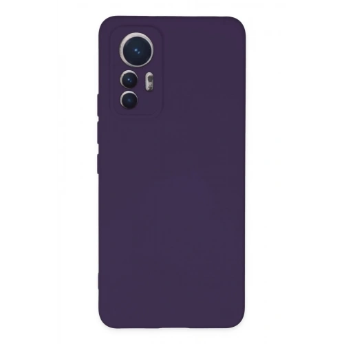 Durukar®   Mi 12 Lite Kılıf Nano içi Kadife Silikon - Mor