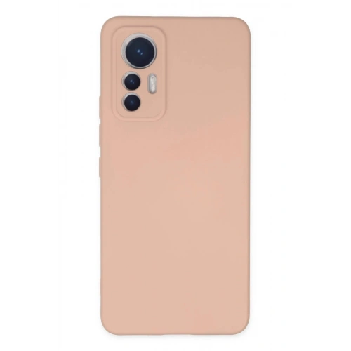 Durukar®   Mi 12 Lite Kılıf Nano içi Kadife Silikon - Pudra