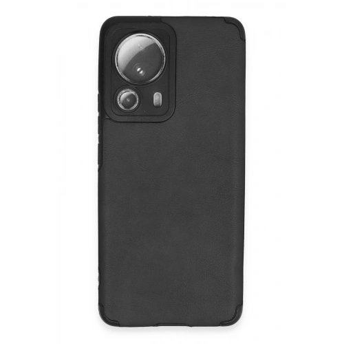 Durukar®   Mi 13 Lite Kılıf Loop Deri Silikon - Siyah
