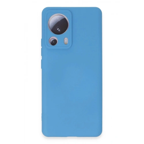 Durukar®   Mi 13 Lite Kılıf Nano içi Kadife Silikon - Mavi