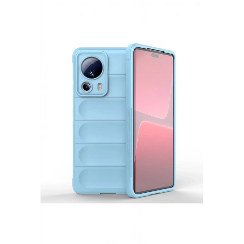 Durukar®   Mi 13 Lite Kılıf Optimum Silikon - Sky Blue