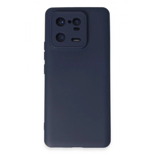 Durukar®   Mi 13 Pro Kılıf Nano içi Kadife Silikon - Lacivert