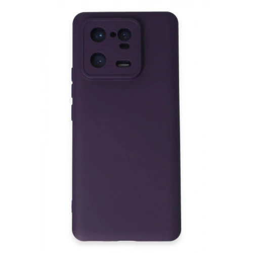 Durukar®   Mi 13 Pro Kılıf Nano içi Kadife Silikon - Mor