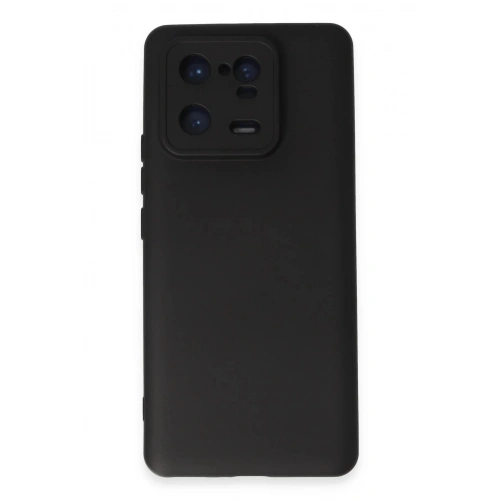Durukar®   Mi 13 Pro Kılıf Nano içi Kadife Silikon - Siyah