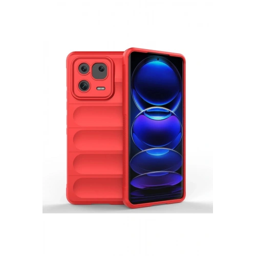 Durukar®   Mi 13 Pro Kılıf Optimum Silikon - Kırmızı