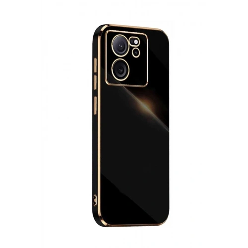 Durukar®   Mi 13T Pro Kılıf Volet Silikon - Siyah